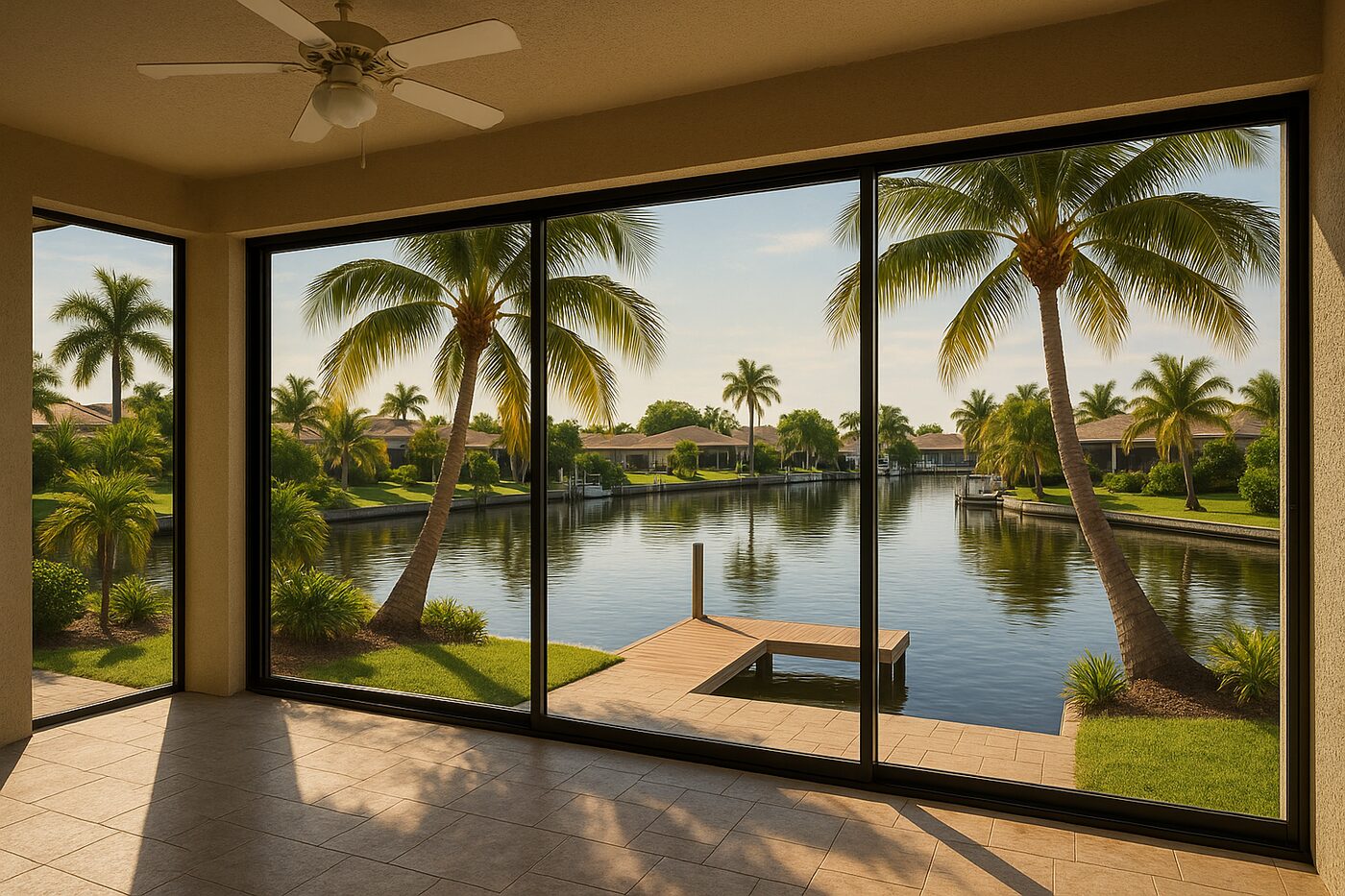 Sliding Door Track Repair in Cape Coral Canal Homes