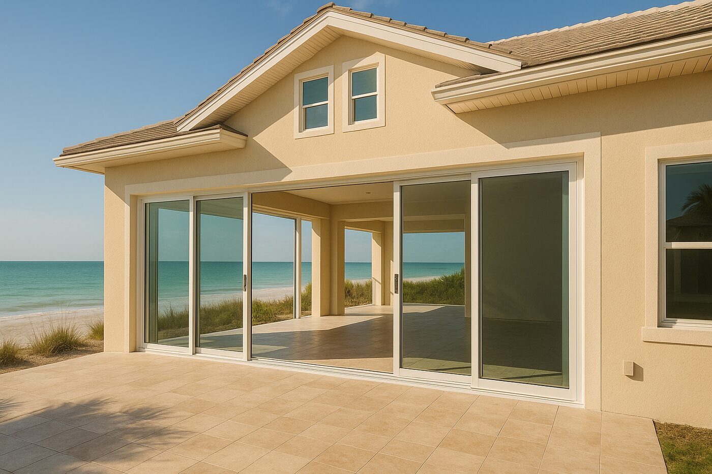 Hurricane Impact Sliding Door Repair in Fort Myers Beach